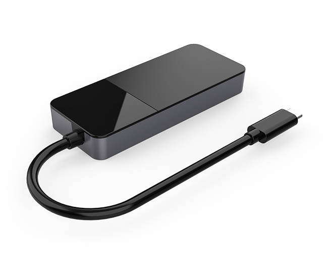 USB-C to HDMI Adapter with Three HDMI, MST Hub