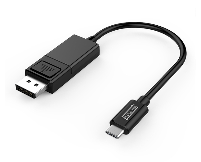 Bi-Directional USB-C to DisplayPort 8K Cable