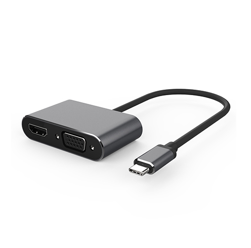 USB Type C to VGA HDMI Adapter