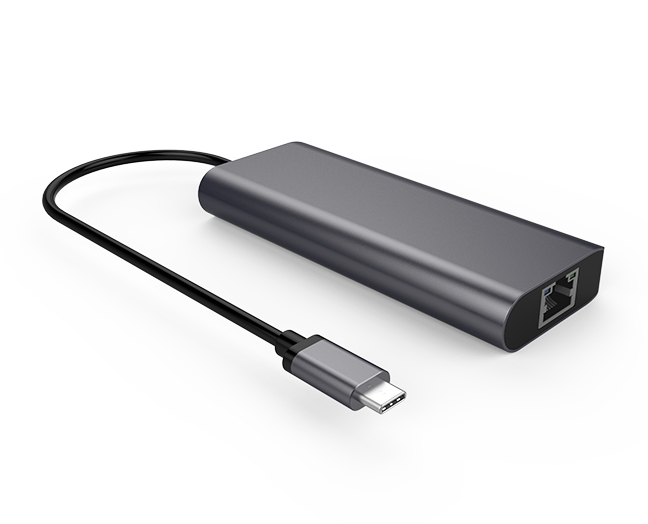 6-in-1 Portable USB-C Travel Hub