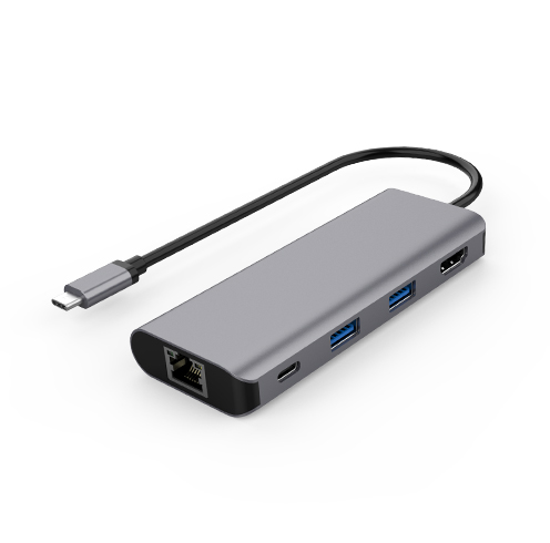 5-in-1 USB-C PD Ethernet HDMI Dongle