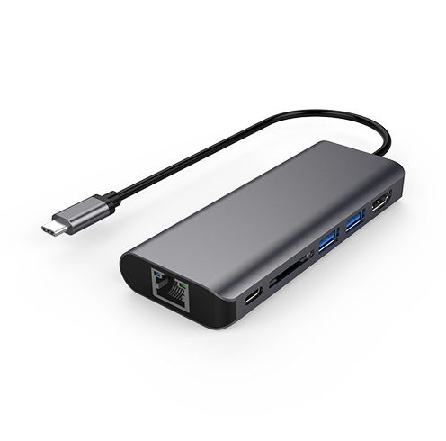 6-in-1 Portable USB-C Travel Hub