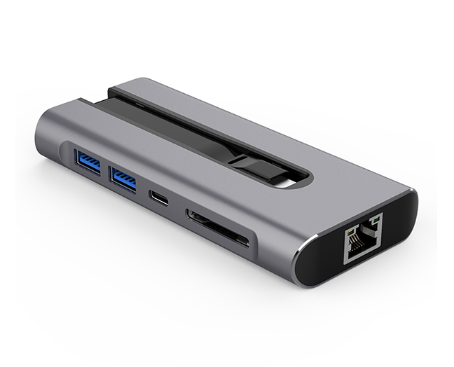 7-in-1 USB-C Hub Multiport Adapter for MacBook Pro