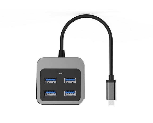 4-in-1 USB-C Hub, USB C to USB A Multiport Adapter