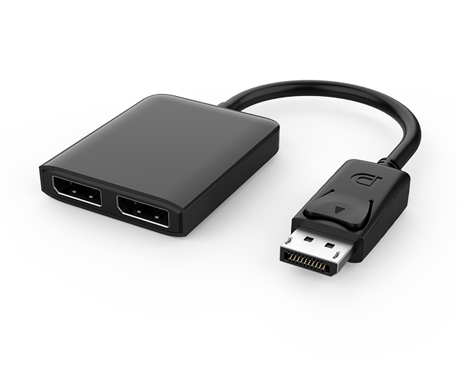 DisplayPort to Dual DisplayPort MST Splitter, MST Hub