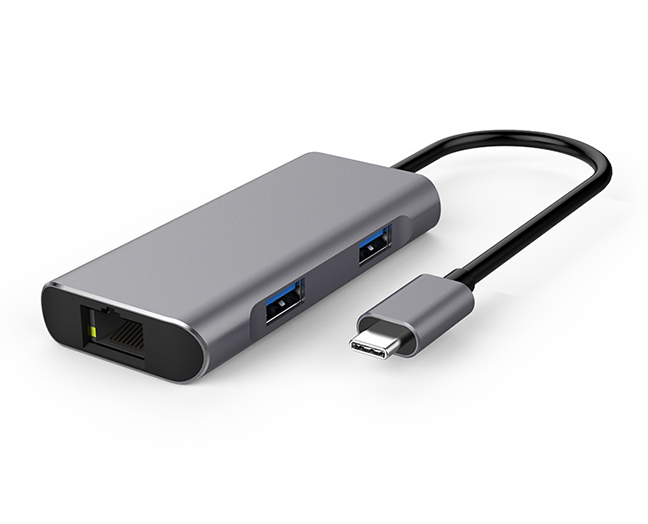 USB C Hub Multiport Adapter, USB C to Ethernet Adapter