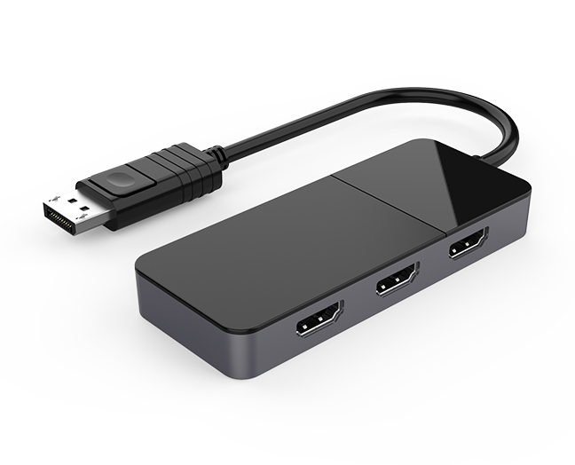 DP 1.4 to HDMI 2.0 Triple 4K Video Adapter