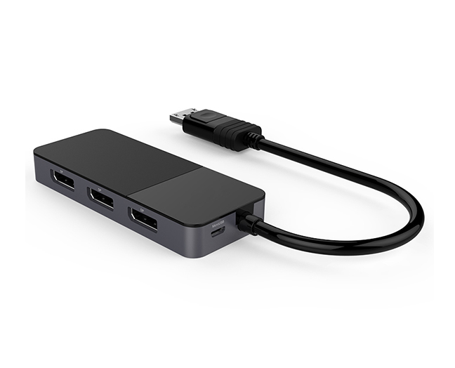 DisplayPort to 8K DisplayPort Video Splitter, Triple DisplayPort MST Hub