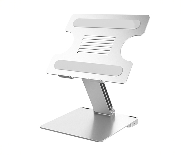 Aluminium Alloy Laptop Stand With 6-in-1 USB-C Hub