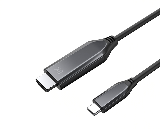 Cable USB Type-C Vers HDMI 4K KSIX 2M