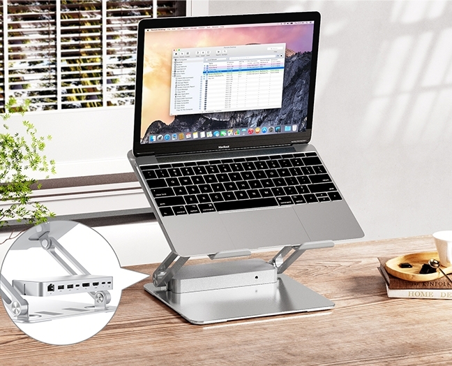 Laptop Docking Station Stand, Laptop Riser Docking Station