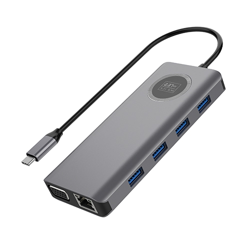 USB-C 11-in-1 Dual Display Laptop Docking Station