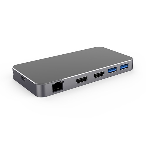 USB-C 7-in-1 Dual HDMI Laptop Dock