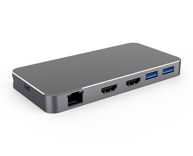 USB-C 7-in-1 Dual HDMI Laptop Dock