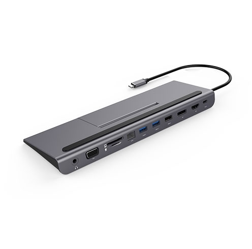 11-in-1 USB-C Fully Functional Docking Station