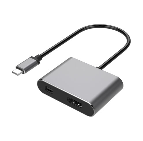 USB-C  Adapter with HDMI+Mini DP