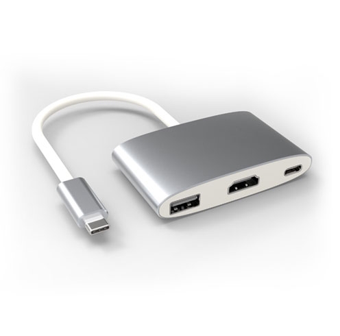 3-in-1 USB-C Hub with HDMI+USB3.0+PD3.0