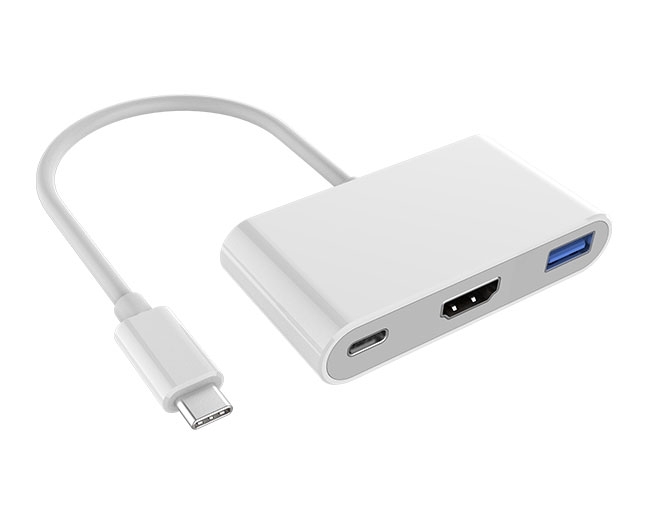 3-in-1 USB-C Hub with HDMI+USB3.0+PD3.0