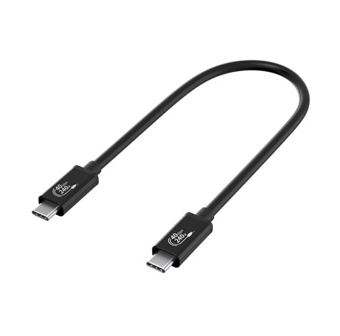 USB-IF Certified USB4 Cable, 2.6ft/0.8m (Plastic)