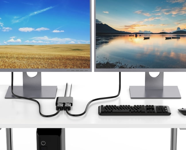DisplayPort to Dual DisplayPort MST Splitter, MST Hub