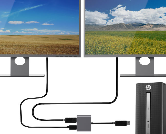 USB-C to HDMI DisplayPort Adapter, MST Hub Dongle