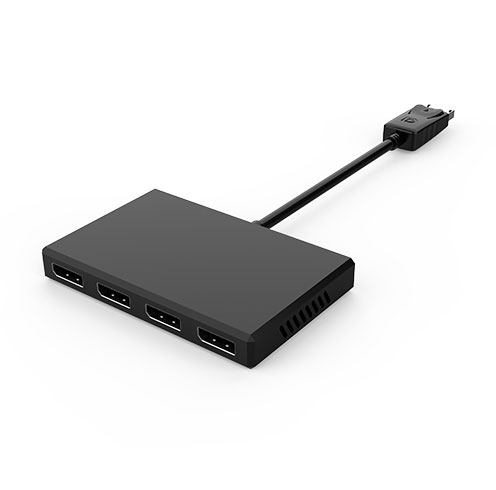 DisplayPort to Quad DisplayPort Video Splitter, DisplayPort MST Hub 8K@30Hz