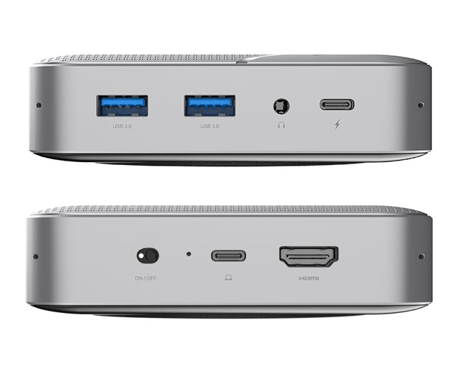 Conference Speaker with USB C Hub, All-in-one USB Speakerphone