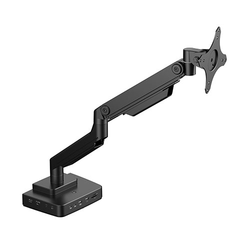 Single Monitor Arm with 12-in-1 Thunderbolt 4 Docking Station