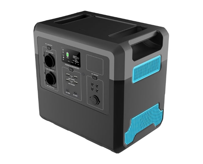 2400W Lithium Battery Backup with Built-in Bidirectional Inverter and UPS Function