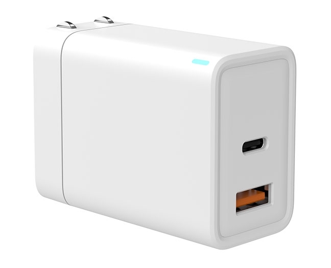 65W PD 3.0 GaN Charger 3-Port Super Fast Type C Wall Charger
