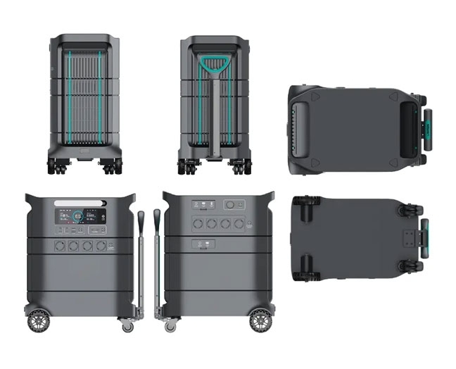 4234Wh 4000 Peak Watt Portable Power Station and Solar Generator