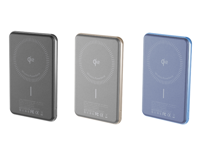 5000mAh Li-Polymer Power Bank – 20W Wired & 15W Qi2 Wireless Charging with MagSafe