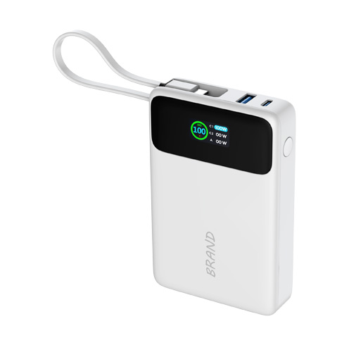 10000mAh PD45W Power Bank with Magnetic Cable