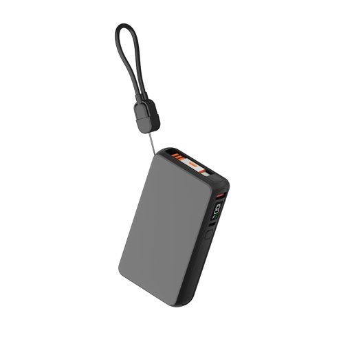 10000mAh Retractable Cable Power Bank