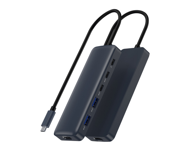 Custom 6-in-1 USB-C Hub Manufacturer | PD 3.1 140W & 4K@60Hz | Fullink