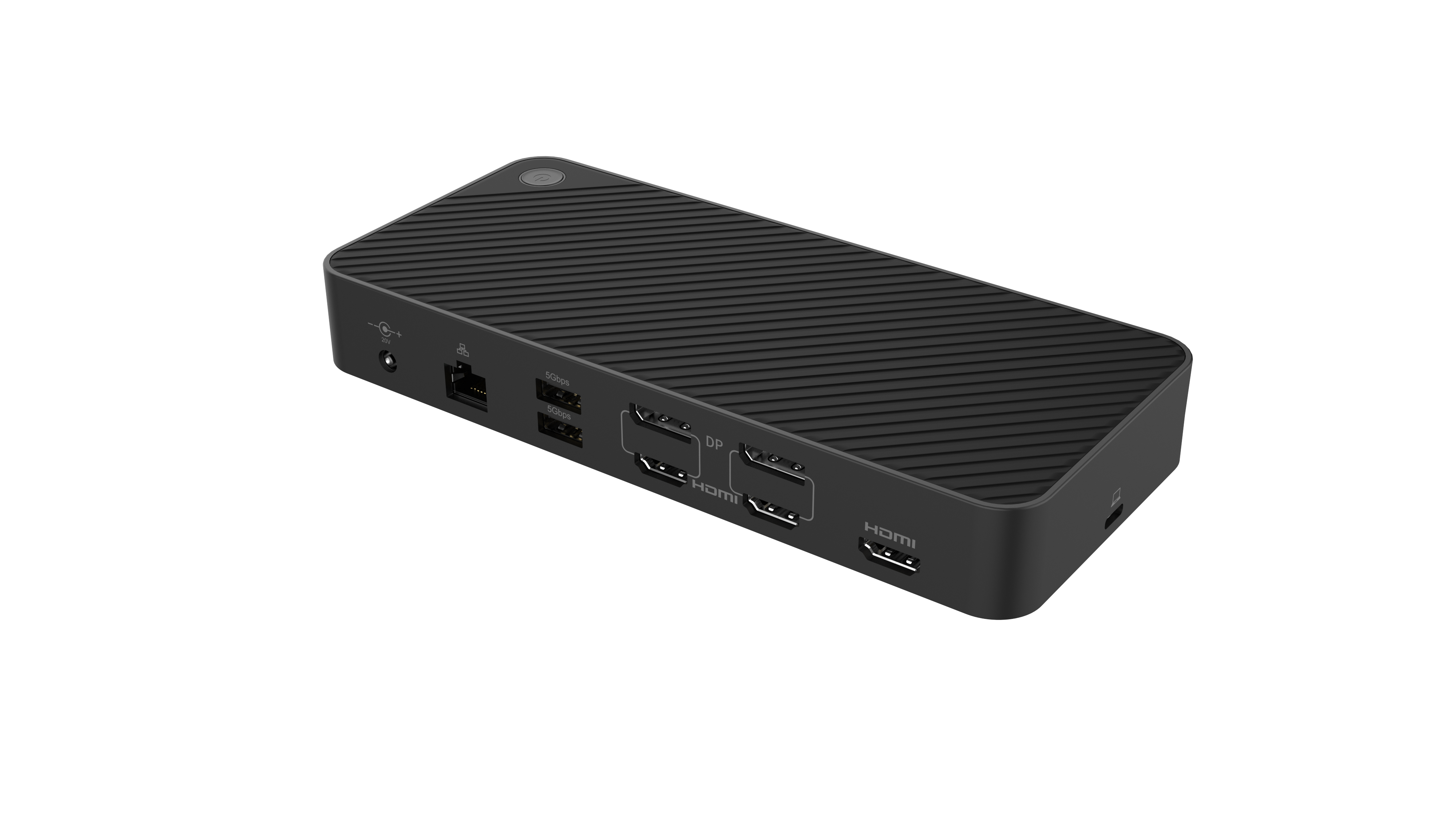 Type-C Docking Station - 3 Monitors 4K/60Hz, USB3.1, Gigabit Ethernet, 130W Charging