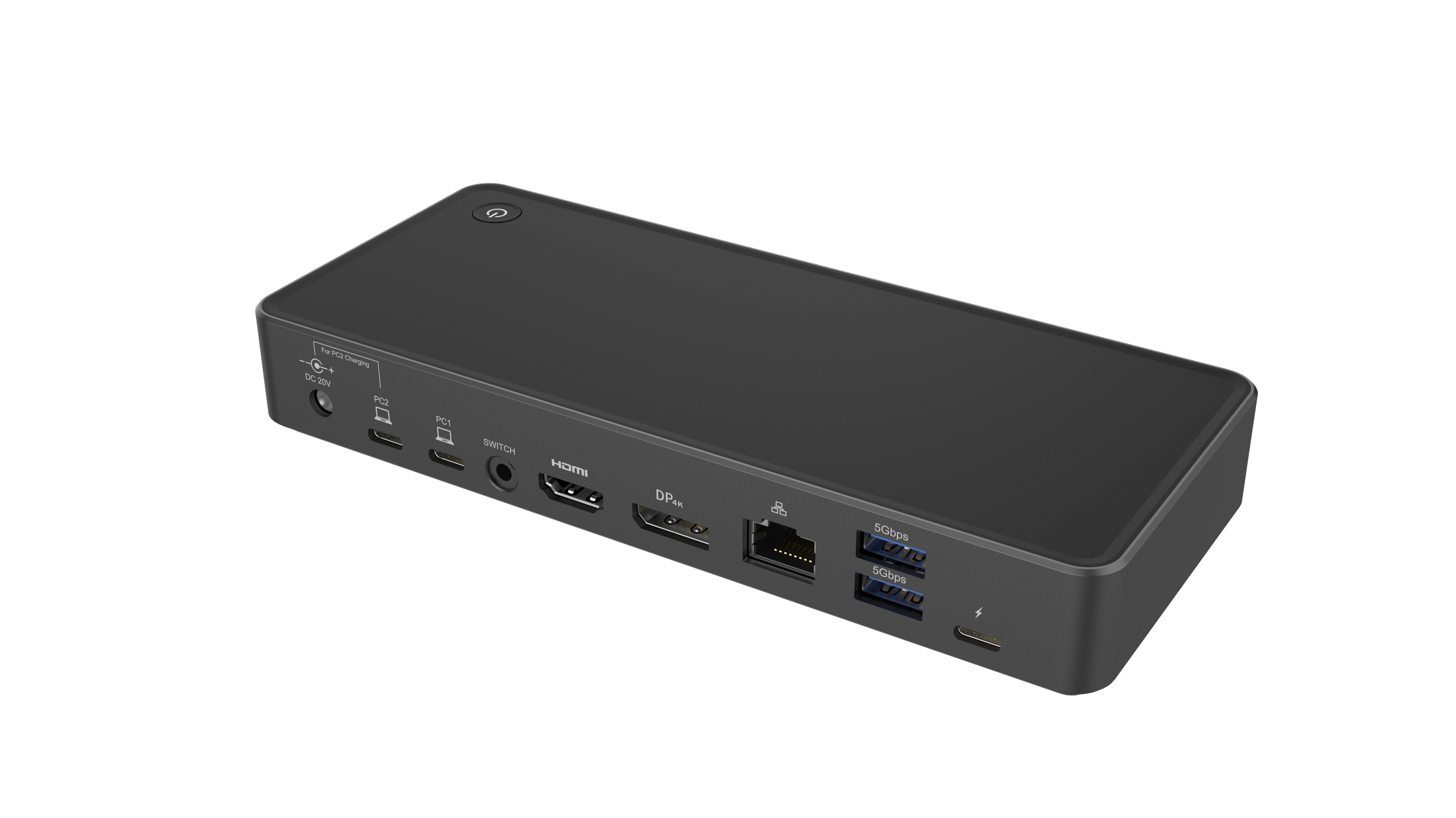 MST KVM Dual (HDMI+DP) Display Docking Station